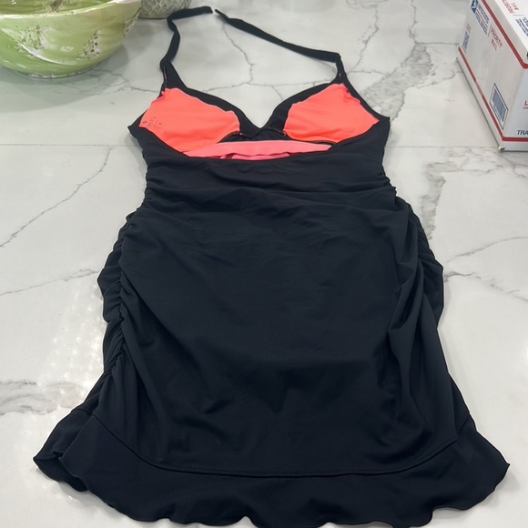 Athleta Women’s One Piece Swimsuit Halter Tie Dress. Size M - Picture 8 of 13